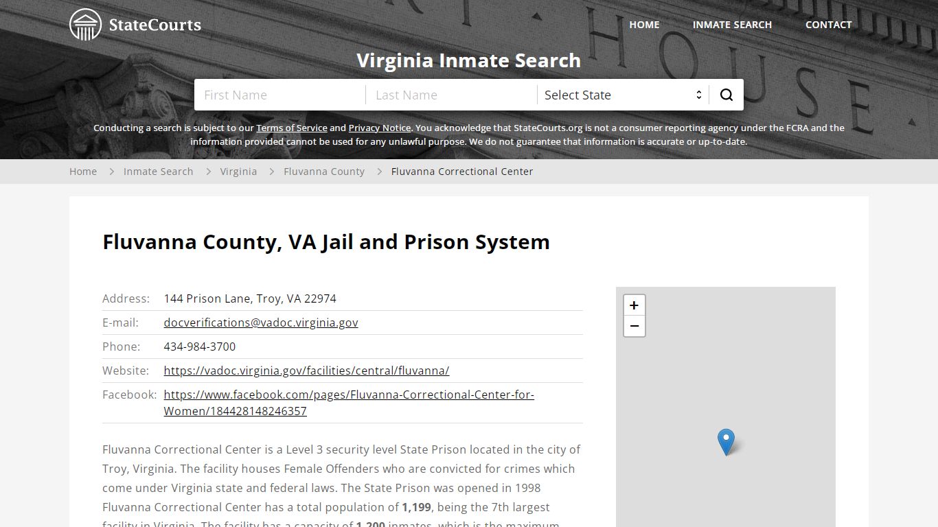 Fluvanna County, VA Jail and Prison System - statecourts.org